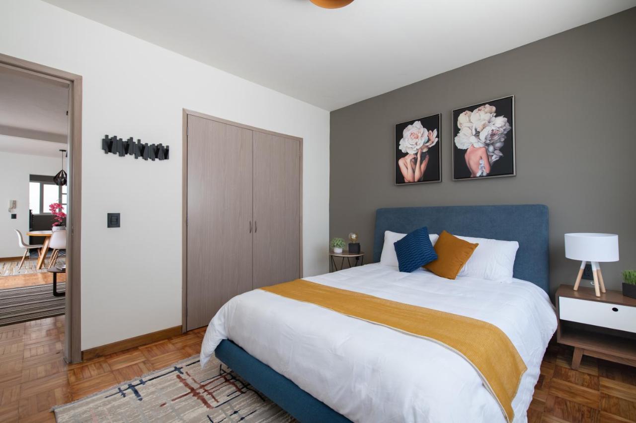 D.4 Acogedor Departamento En La Iconica Roma Norte เม็กซิโกซิตี้ ภายนอก รูปภาพ