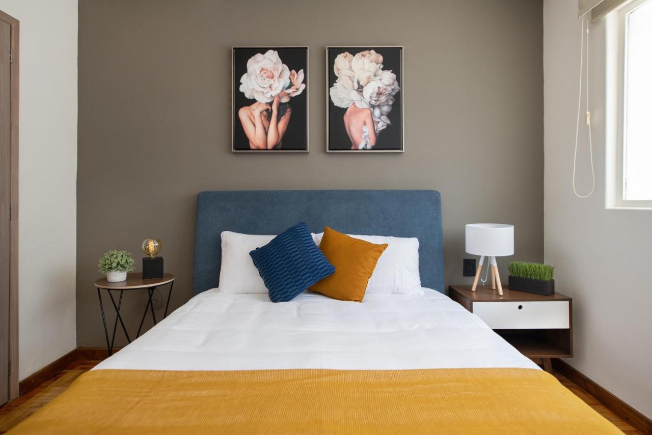D.4 Acogedor Departamento En La Iconica Roma Norte เม็กซิโกซิตี้ ภายนอก รูปภาพ